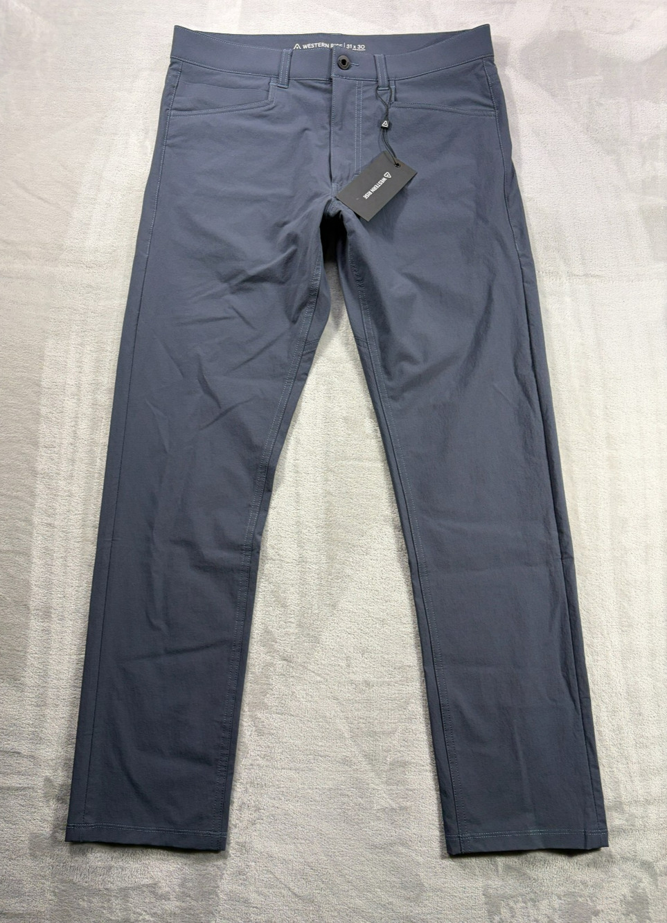 Western Rise Evolution Pant Men's 31x30 Gray Performance Pants Chino Stretch